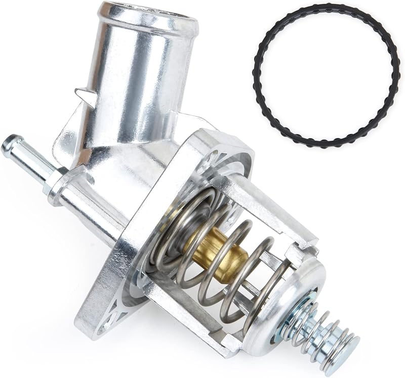Carcaça da válvula termostática em alumínio MITZONE para Silverado, Suburban, Tahoe, Sierra, Yukon e Escalade – Kit