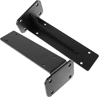 UKCOCO Table Shelf Brackets 2pcs Shelf Bracket Shelf Support Angled Bracket Triangle Shelf Bracket Holder Wall Shelf Brackets