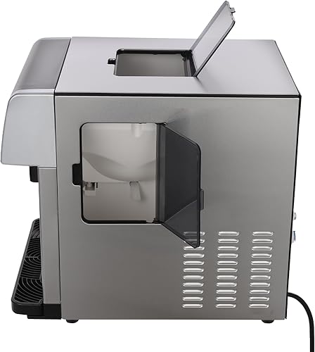 Miniatura 6 de Dispensador de agua 2 en 1 para encimera, máquina de hielo integrada, dispensador de enfriador de agua de 1.8 L, almacenamiento de 1.32 libras,