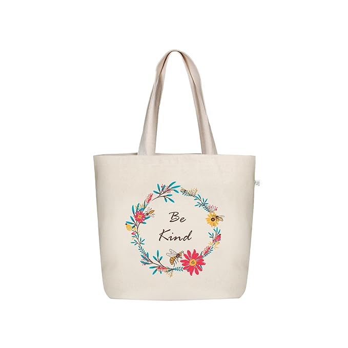 Eco Right Large Canvas Tote Bag