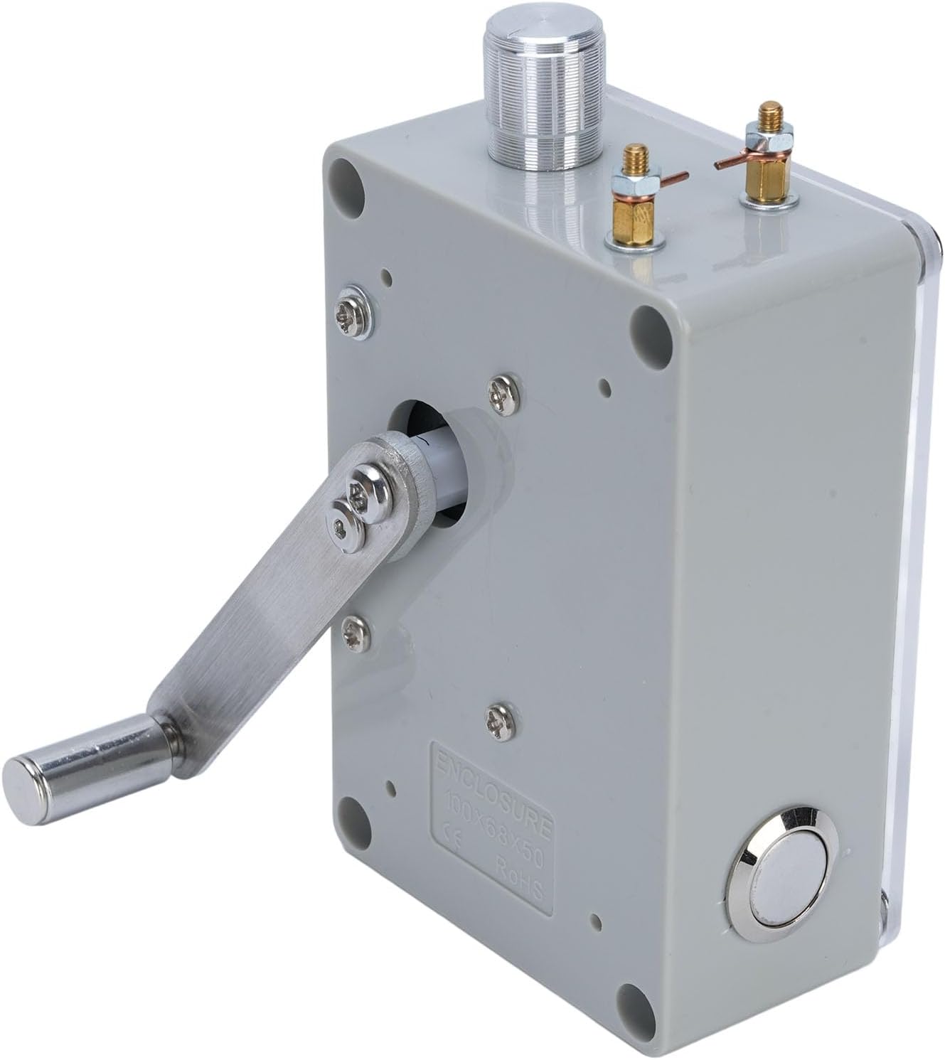 Portable Hand Crank Generator Emergency USB Charger with COB Light for Outdoor Camping