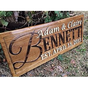 Personalized Family Name Sign Personalized Wedding Gifts Wall Art Rustic Home Decor Custom Carved Wooden Signs Couples 5 Year Wood Anniversary Gift Personalized Family Name Sign Personalized Wedding Gifts Wall Art Rustic Home Decor Custom Carved Wooden Signs Couples 5 Year Wood Anniversary Gift