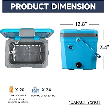 Amazon.com : EchoSmile Ultra-Light Portable Cooler 20L/21qt