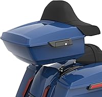 Vista 79 de Moto Onfire Harley Tour Pack King Tour Pack Accesorios Respaldo Pad Fit para Harley Touring 1997+ (Manchado Rojo (Brillante))