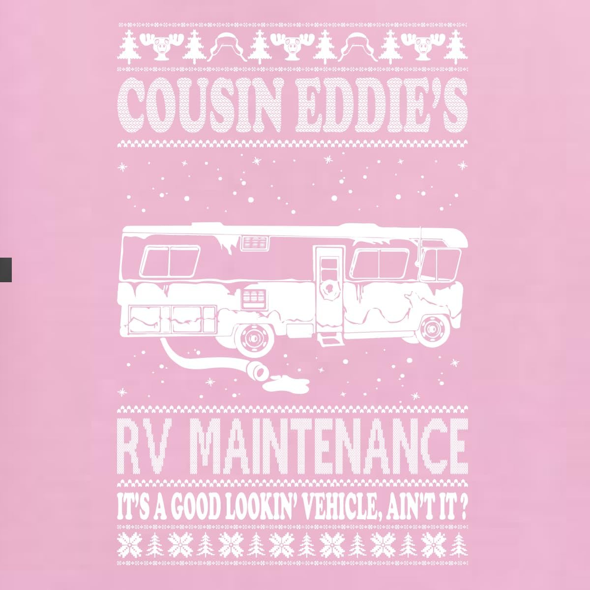 Wild Bobby Family Vacation Cousin Eddie's RV Maintenance Ugly Christmas Sweater Unisex Crewneck Graphic Sweatshirt