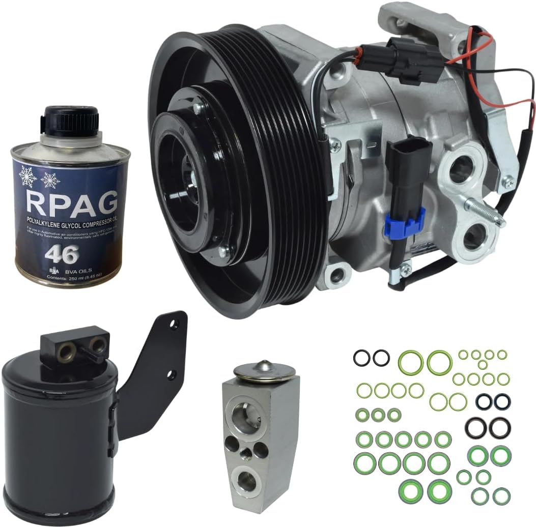 AC Compressor Kit With Freightliner Cascadia 125/126 DD13, DD15 Engines 2012-2019 A2265771000 Heavy Duty