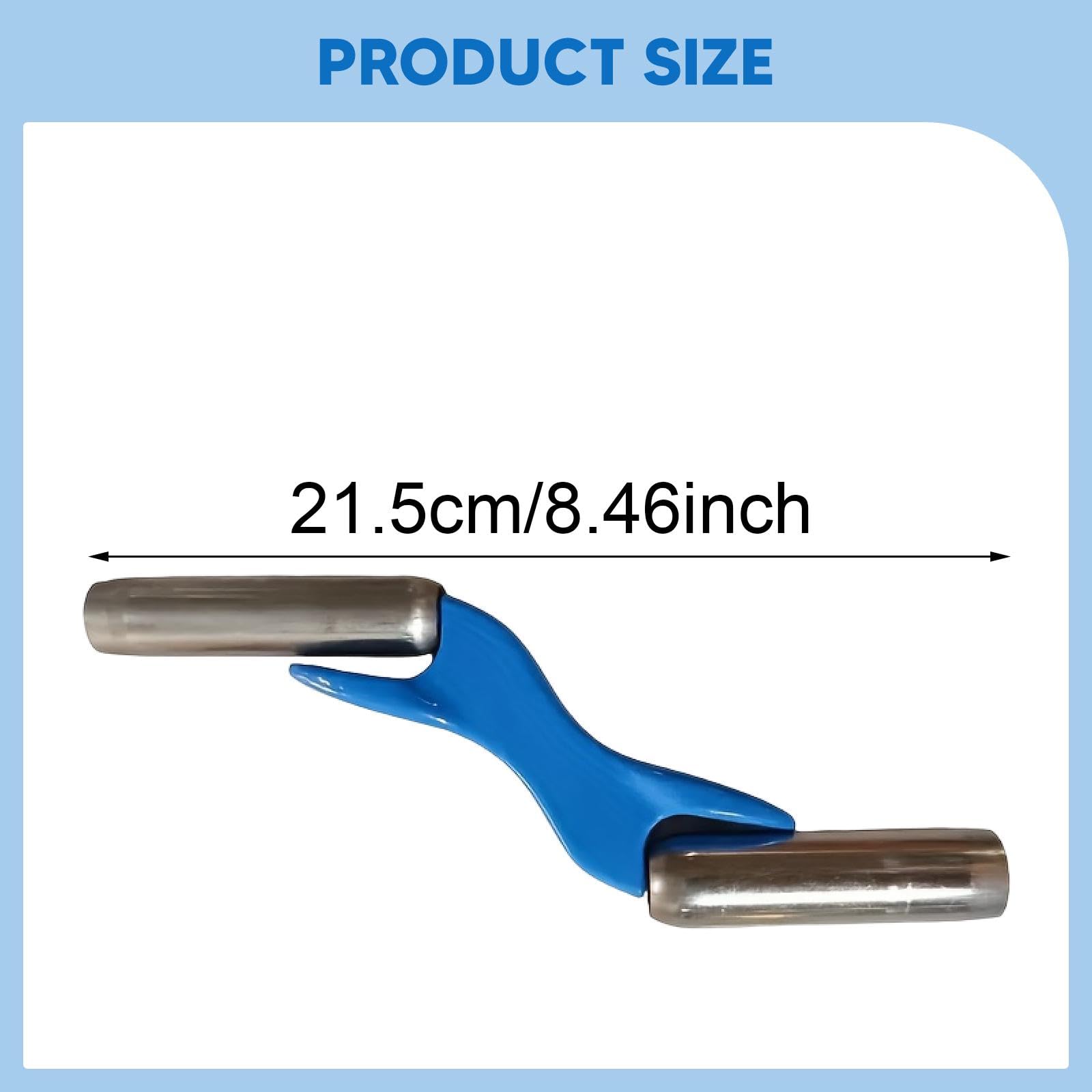 Generic Herramienta para Juntas de Ladrillos, de Albañil, Paleta de Mano, Accesorio de Albañilería, Aleación de Aluminio, Diseño Ergonómico para Juntas, con Bolsa