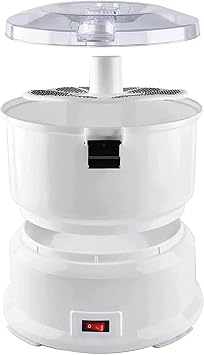 Electric Potato Peeler, Automatic Peeling Machine with Safety Lock, One-Touch Operation, No Mess Rumbler 1KG Capacity for Apple, Carrot, Fruit