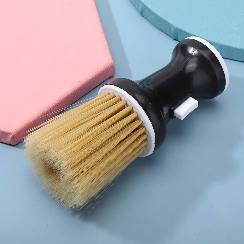 Spazzola per Collo da Parrucchiere Spazzola per Collo per Capelli Spazzola per Collo da Barbiere Spazzola per Capelli da Salone Spazzola Morbida per Collo da Barbiere Spazzola per Pulizia(nero)