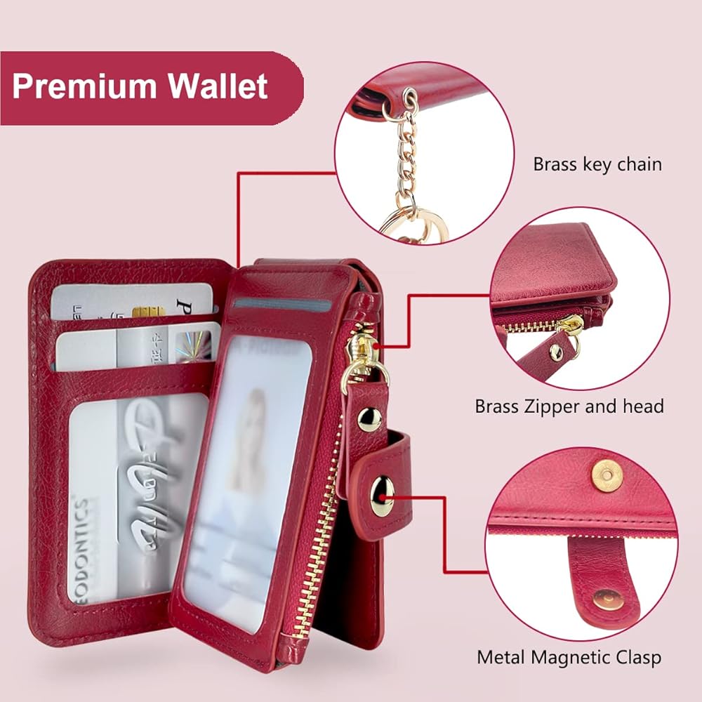 Amazon.com: Keychain Wallet, Minimalist Credit Card Holder