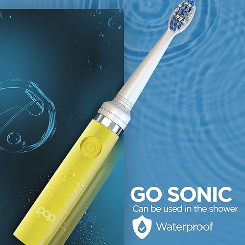 Miniatura 5 de Go Sonic Cepillo de dientes de Pop Sonic  Cepillo de dientes sónico The Go Everywhere - Amarillo