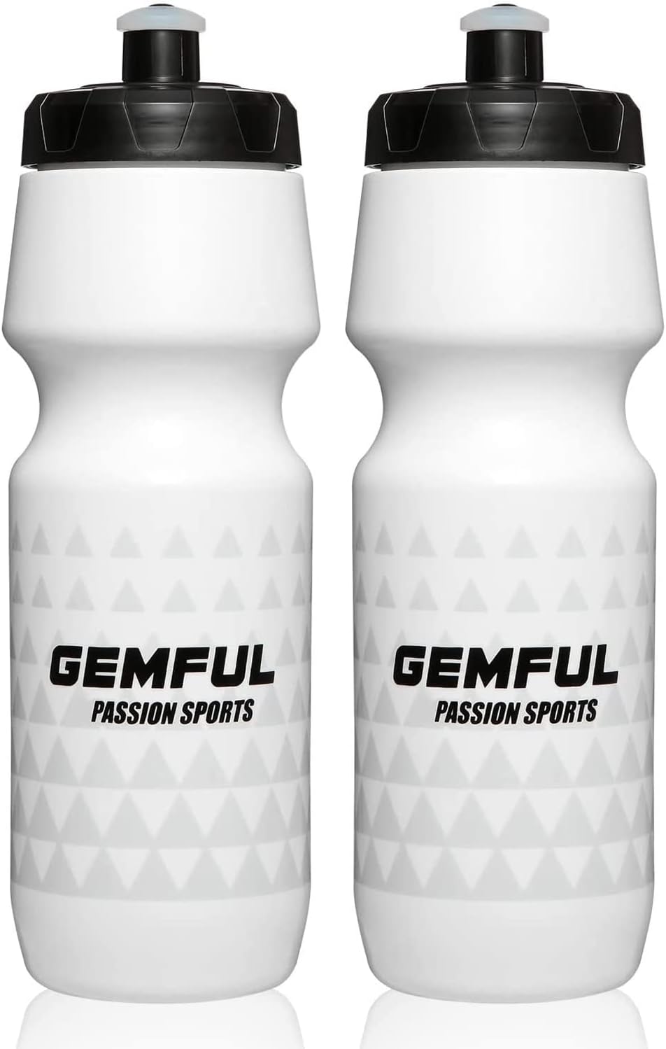 Cycle Water Bottle BPA Free Squeeze Bottle for Bike Sports Running Fitness 750 ml 2 Pack