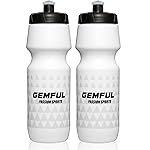 GEMFUL Bike Squeeze Water Bottle BPA Free 24 oz 2 Pack