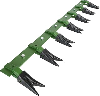 Garvee Heavy Duty 53 in Bucket Tooth Bar Designed for Sub-Compact Tractors, No Drilling Required, Fits 1/2 in or Smaller Bucket Cutting Edges, Durable Green Finish