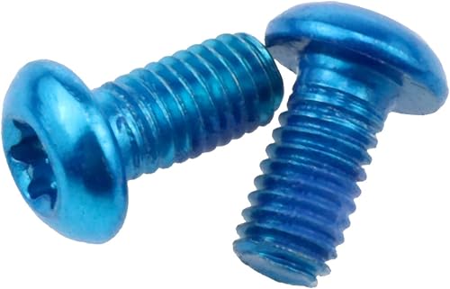 Miniatura 3 de -Tornillo Rotor de freno de disco de bicicleta Tornillo de rotor de bicicleta M5x10mm para bicicleta de carretera Bicicleta de montaña (azul) 24pcs