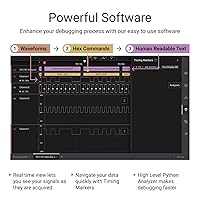 Vista 4 de Logic 8 (negro) - Analizador lógico Saleae de 8 canales