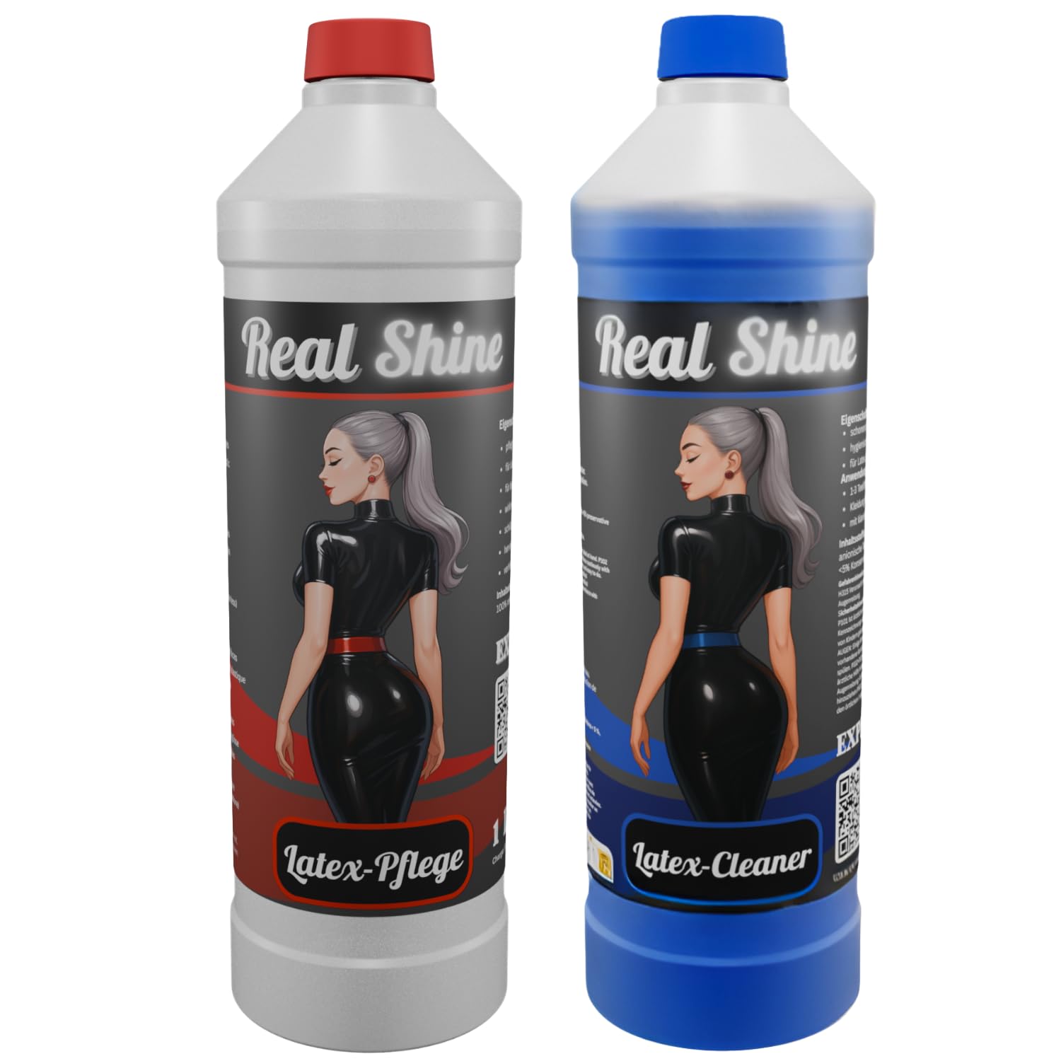 Optimal Products die bessere Lösung Produit d'entretien pour latex 1 l + 1 litre de nettoyant pour latex
