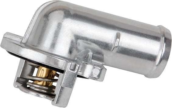MITZONE Upgrade Aluminum Thermostat Housing Assembly Compatible with 2011-2021 Jeep Dodge RAM Chrysler 3.6L 3.2L V6 Vehicles - 200 Town & Country Avenger Grand Caravan Cherokee