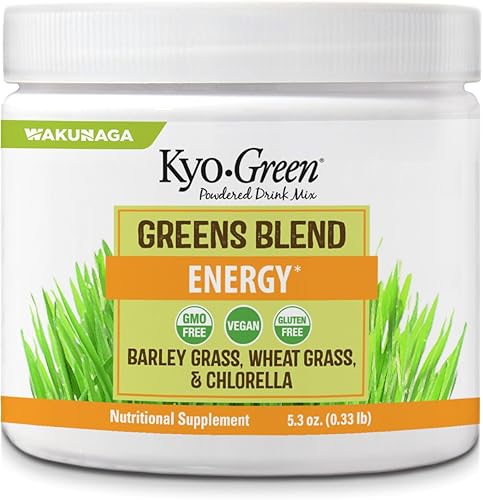 Kyolic, mezcla en polvo para bebida energética Kyo-Green, 700-50, Polvo, 1, 1