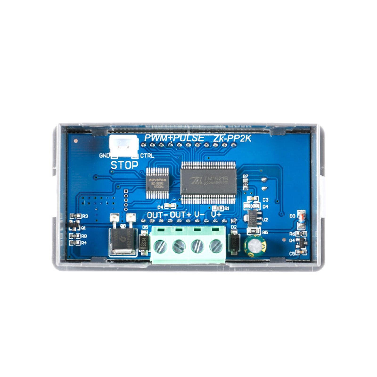 Générateur de signal ZK-PP2K, générateur de fréquence d'impulsion 1Hz ~ 150KHz Module de pilote 8A Module de cycle de fréquence d'impulsion LCD 3.3V-30V