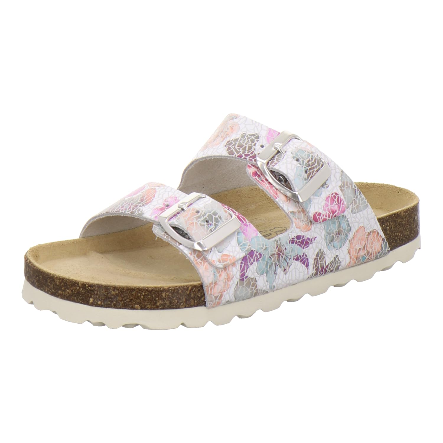 AFS-Schuhe 1100 Girls Leather Mules Slippers for Nursery & Primary School