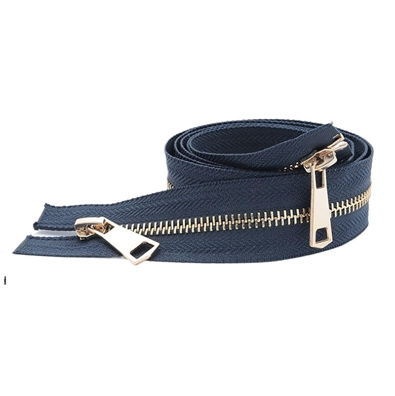 BTYQKZVPM Two Way Separating Zipper， 120cm 5 Double Open Sliders For Sewing Down Coat Home Textile(Color-14)