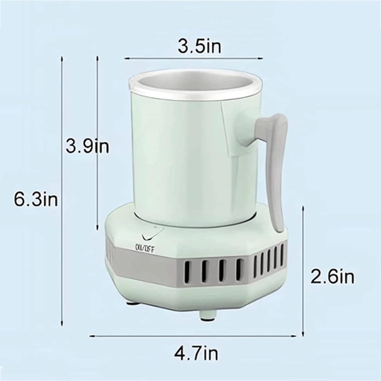 Mini Cooler,420ML Beer Cooler,Portable Water Chiller,Cooling Cup for Cooled Beer, Yogurt, Juice, Soda, Milk, Wine,Pink