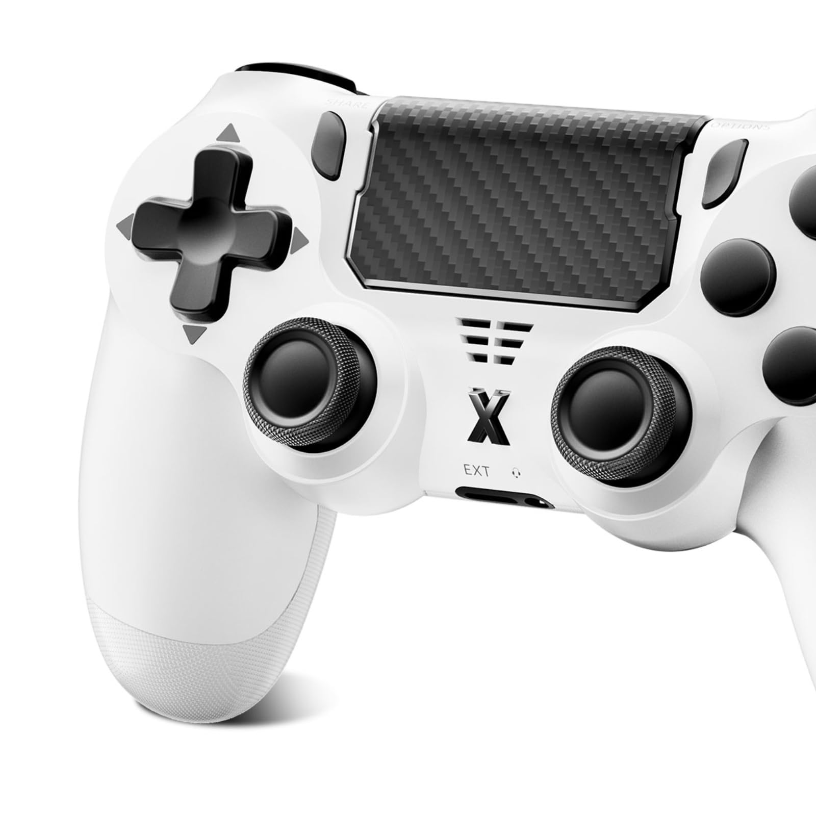 ps4ホワイトオーディオ機器 コンパクト Amazon.com: Puiseno Wireless Controller for PS-4, Dual Vibration