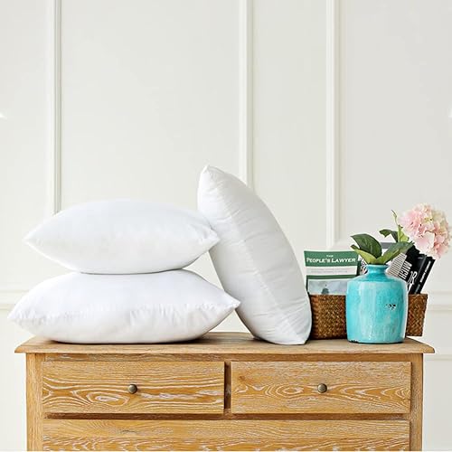 Miniatura 8 de Cojín de almohada hipoalergénico de alta resistencia, relleno de algodón PP, relleno cuadrado, cojín decorativo de primera calidad blanco para sofá