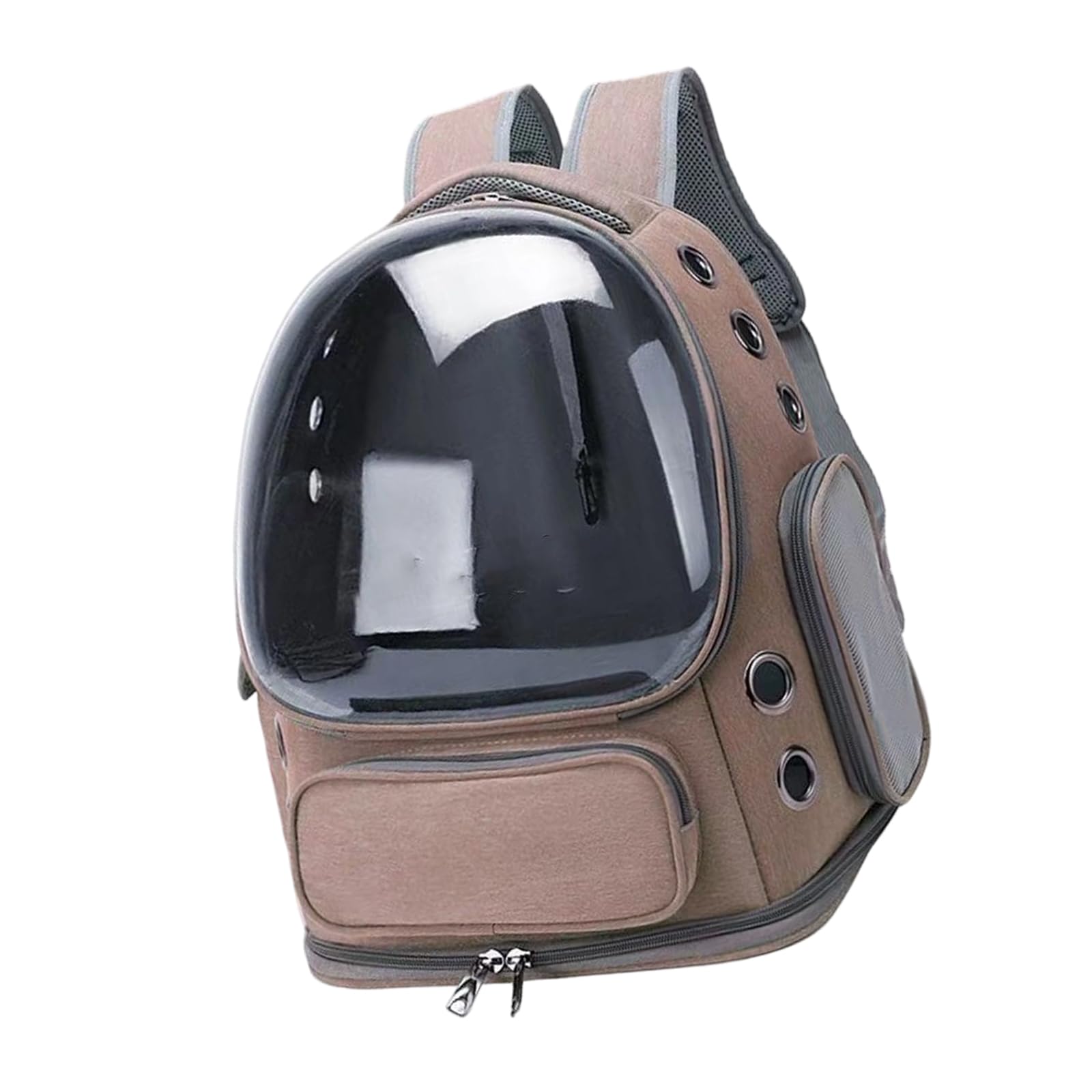 Zaino trasparente per il trasporto di animali domestici, con finestra trasparente, per gatti di piccola taglia, cani, zaino leggero e traspirante, per passeggiate quotidiane, design leggero e