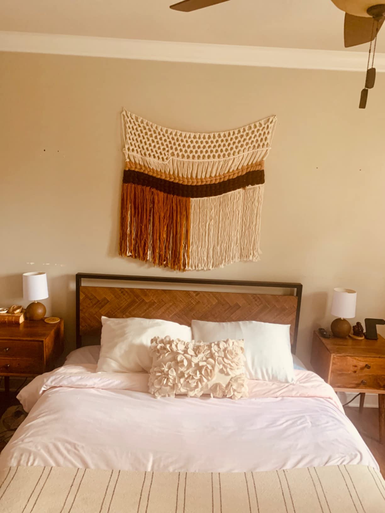 33/mo Finance ANITA Metal Platform Bed Frame Queen, High Profile