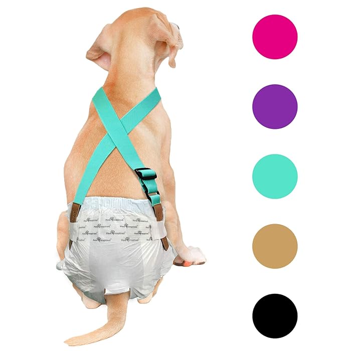 Buy Paw Inspired The Original Dog Diaper Suspenders Belly Bands