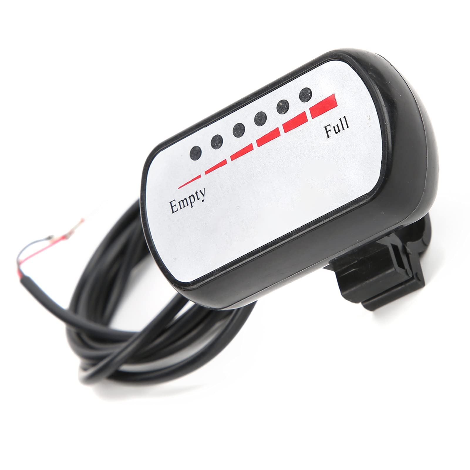 Indicatore Batteria 36V Display LCD Livello Carica, Voltmetro per Bicicletta Elettrica Monopattino Elettrico, Installazione Semplice con Fili a Clip