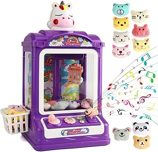Claw Machine, Mini Candy Claw Machine for Kids Birthday Gift for Boy Girls Ages 5-7 8-13 Mini Vending Arcade Games Machines Toys for Home Party Favors Goods Bag Stuffers Christmas Stocking
