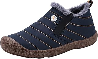 Generisch Botas de nieve planas para mujer, de invierno, de moda, fondo suave, antideslizantes, cálidas, cómodas, color sólido, estilo simple