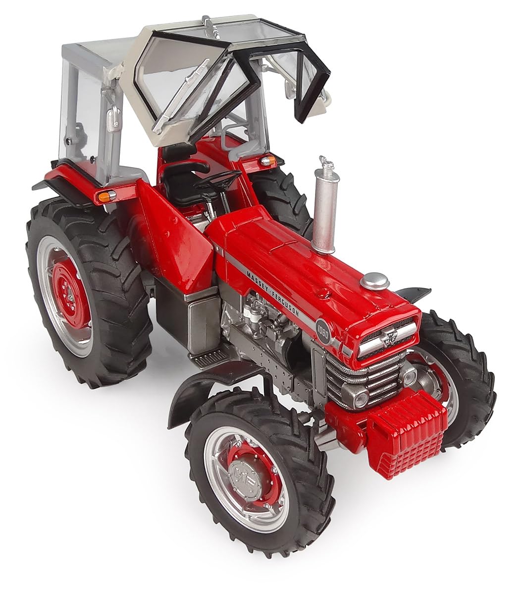 Universal Hobbies Trattore Miniatura Massey Ferguson 1080 con Cabina Peko - Scala 1/32°