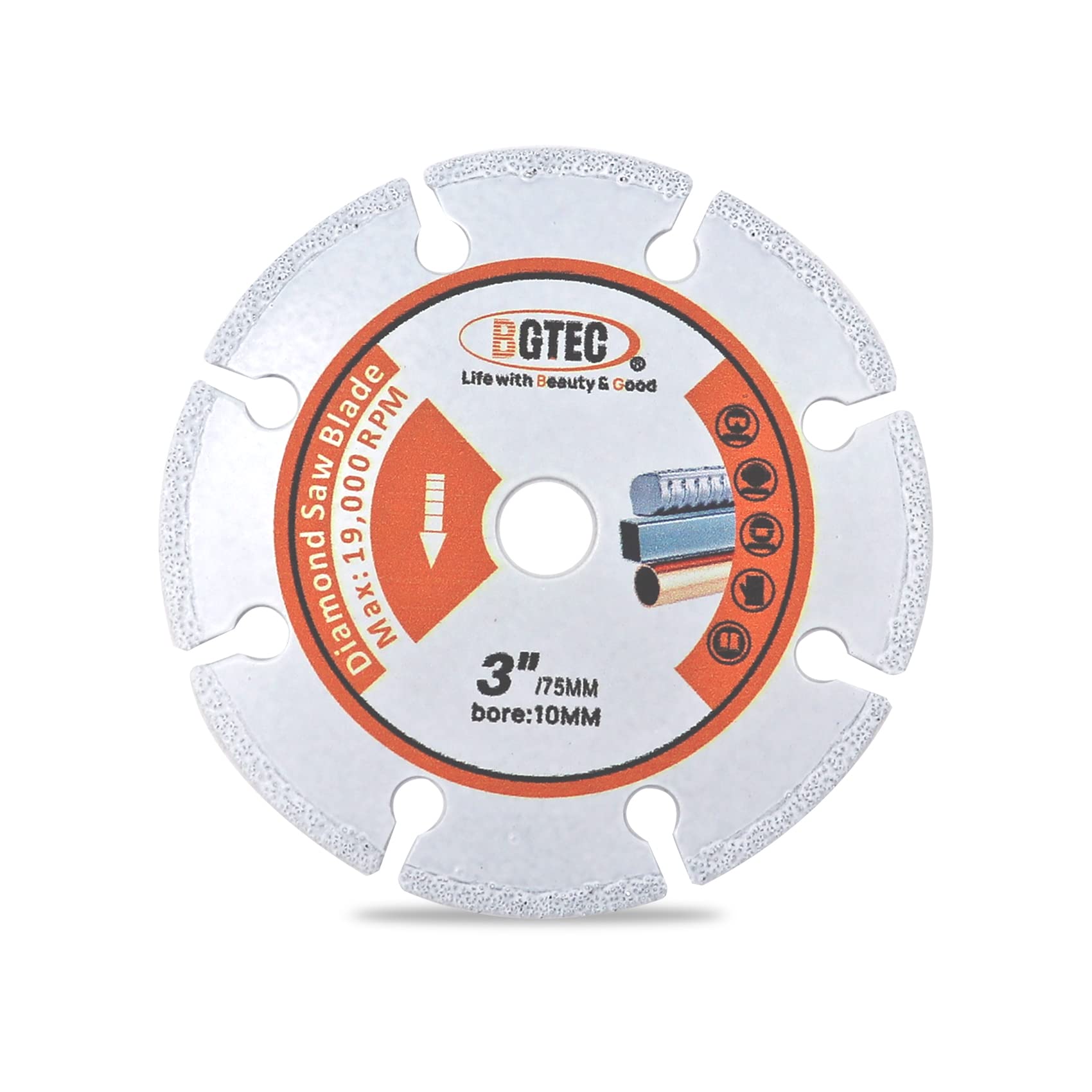 BGTEC Metal & Wood Cutting Wheels - 4 Blades -14 BGTEC Metal & Wood Cutting Wheels - 4 Blades -14