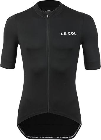 LE COL Mens Hors Categorie Jersey II | Short Sleeve Bike Shirt | Rear Pockets, Moisture Wicking, Relaxed Fit | S - XL