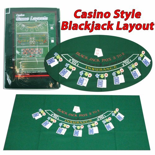 Trademark Poker 405694 Blackjack Layout, 36 X 72 Inch #TOP2