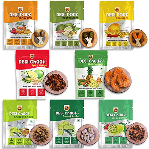 Image of GO DESi Trial Pack & Lemon Chaat, 180gm | GO DESi Bestsellers | Candy