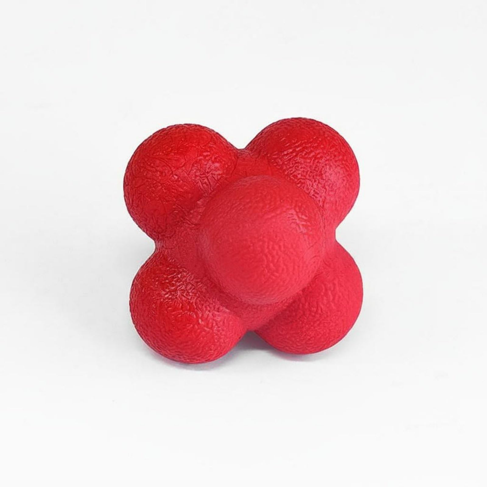 Hex Reaction Ball Unpredictable Rebound Agility Coach Improves Reflexes Hand-Eye Coordination for Children, Beginners, Red | Training Aids Soccer Team Sports Sporting-image-1