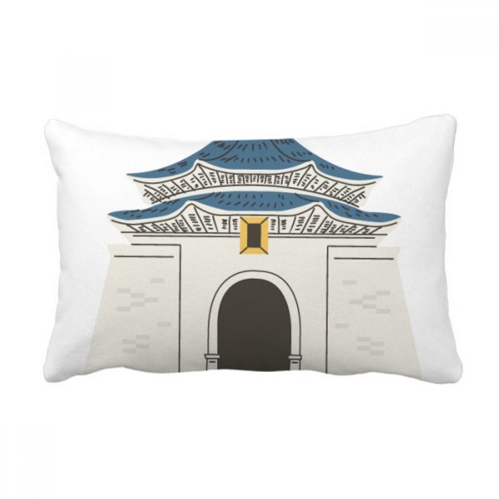 Coussin de décoration Taiwan Chiang Kai-Shek Memorial Hall avec insert de haute qualité