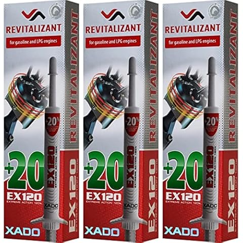 XADO Set for engine wear protection - 3x EX120 revitalizant engine (petrol & LPG) Cover