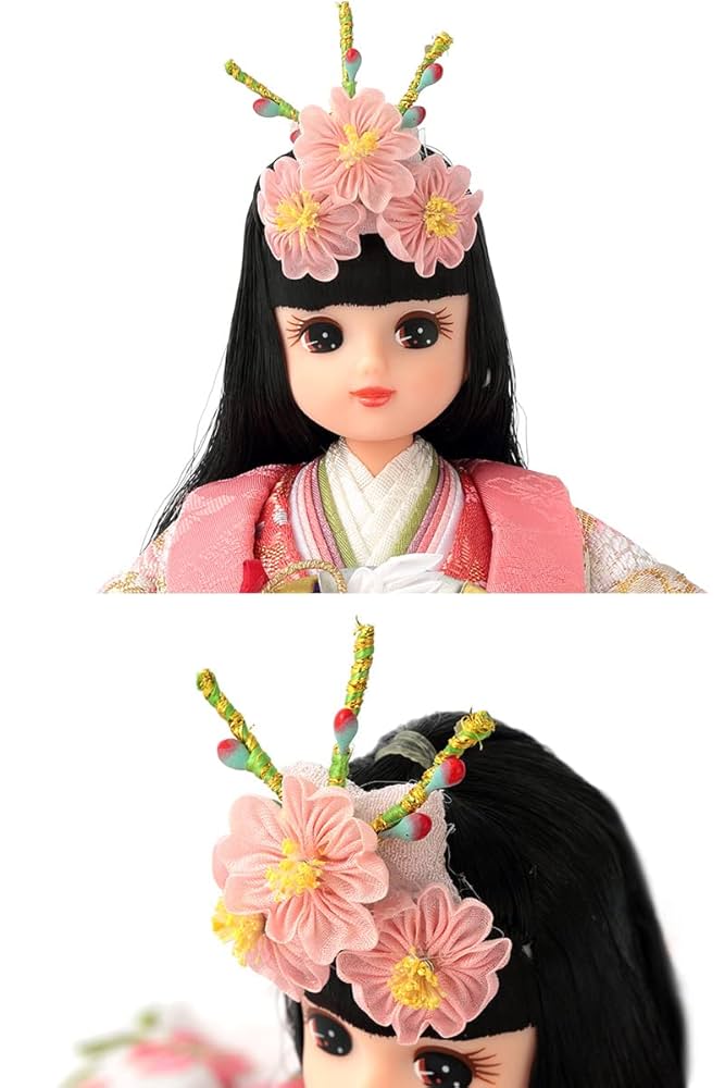 リカちゃん　親王雛と三人官女　リメイク品 リカちゃん 親王雛と三人官女 リメイク品 段飾り | 【公式】 人形の