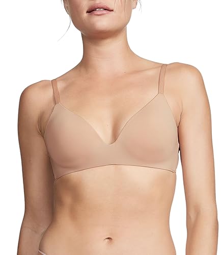 Victoria's Secret Women's Lightly Lined Wireless T-Shirt Bra, Bras for Women (32A-38DDD) - 34B - Praline