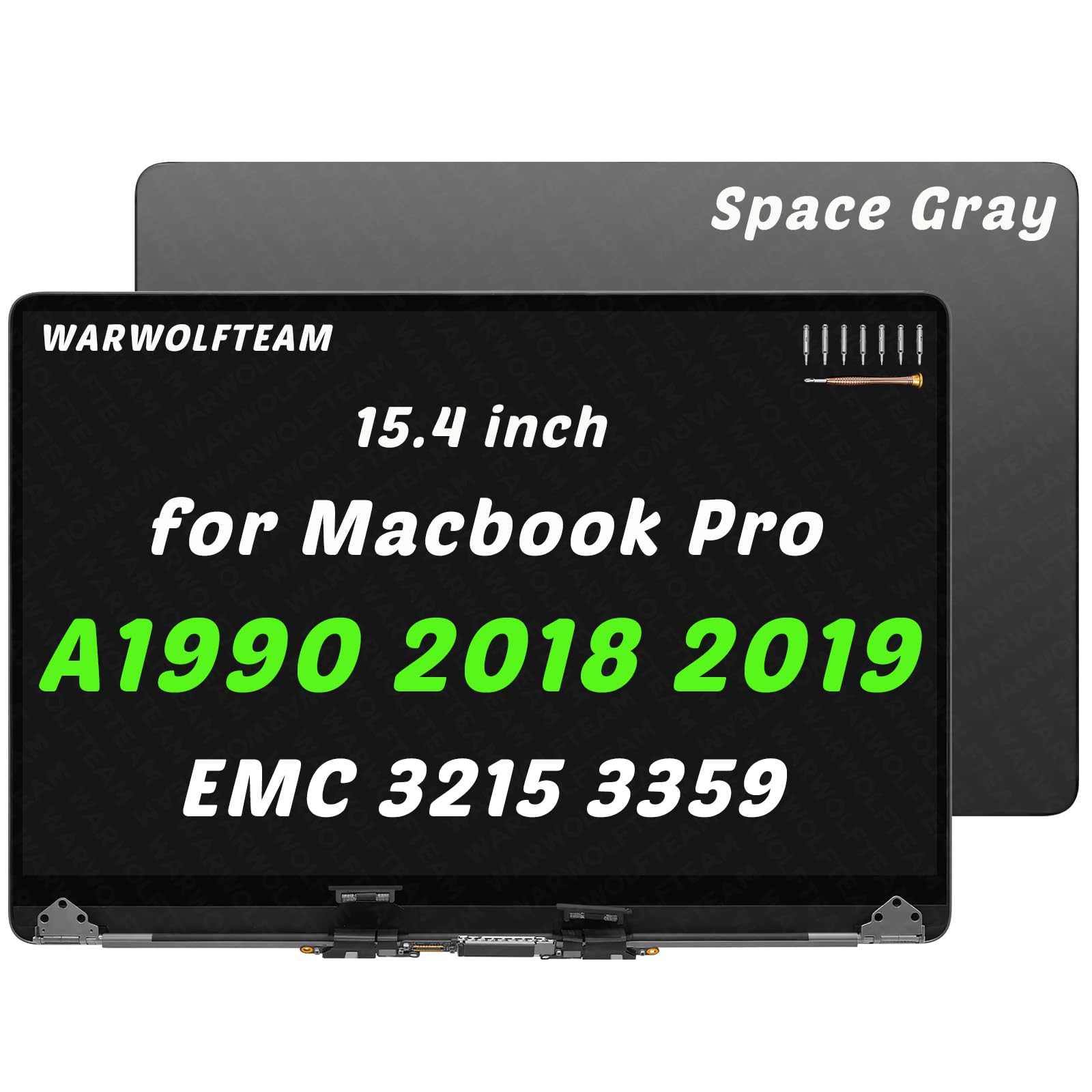 Amazon.com: WARWOLFTEAM Reemplazo de pantalla para Apple MacBook