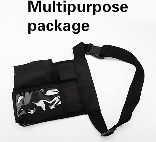 Miniatura 2 de LANLAOER Bolsa para botella de masaje, 3 bolsillos ajustables para loción de masaje y botella de aceite (3 bolsillos, negro)