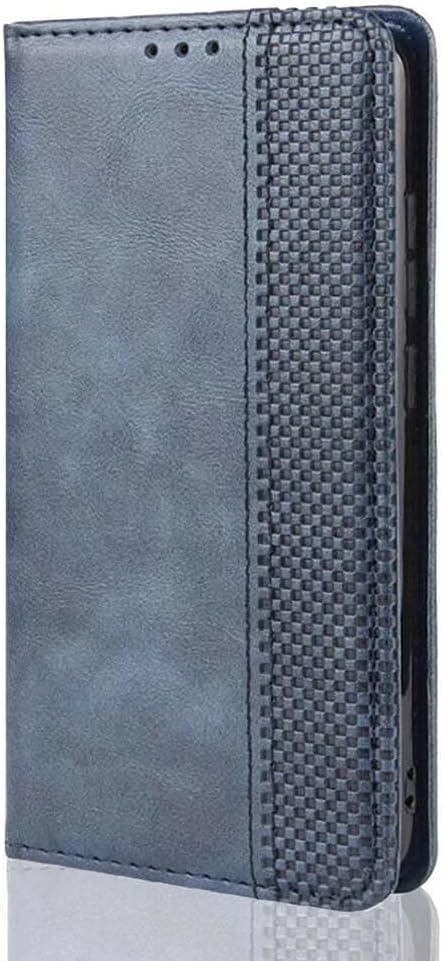SEAHAI Leather Folio Case for OnePlus Nord 5 5 G Flip Wallet Case with Card Slots Premium PU Leather Case Mobile Phone Case Protective Cover - Blue