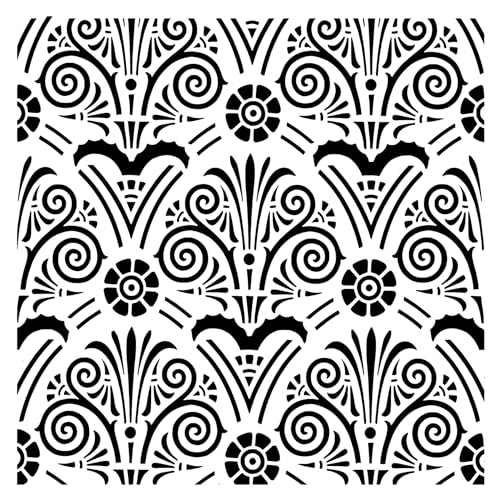 Creative Expressions Taylor Made Journals - Plantilla para estarcido (15,24 x 15,24 cm), color crema