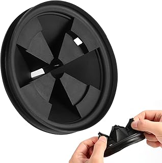 RQYEKDO Garbage Disposal Splash Guard,1 Pack 3 3/8 Inch Sink Baffle Drain Plugs QCB-AM Replacement for InSinkErator Evolution Series Moen Models,Garbage Disposal Parts Accessories